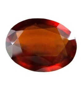 100% Natural Certified Square Hessonite Garnet (Gomed) Loose Gemstone 2.6  Ratti