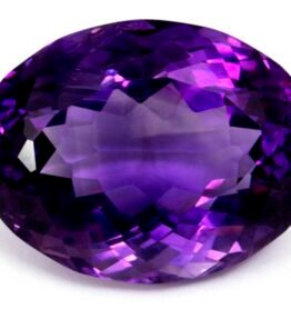 Amethyst Kathela Beautiful Stone Oval Shape Purple Amethyst African Loose Gemstone 7.7 Ratti
