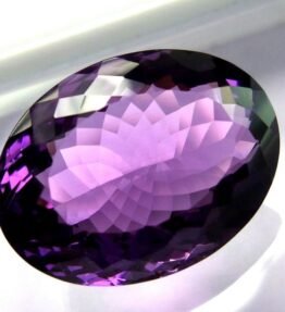 Amethyst Kathela   Natural Certified Pear Cut Loose Gemstone 8.8 Ratti