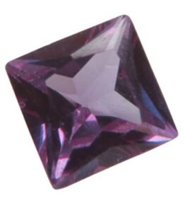 8.25 Ratti Color Changing Alexandrite Stone Lab Created Synthetic Loose Gemstone AAA Quality Sqaure Cut Excellent Shinning Stone