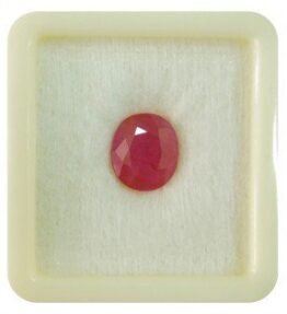 buy online Original Certified Oval Shape Ruby (Manik) Natural 4.50 Carat. Gemstone