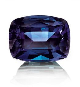 6.00 Ratti Color Changing Alexandrite Stone Lab Created Synthetic Loose Gemstone AAA Quality Cushion Cut Excellent Shinning Stone