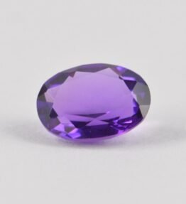 Amethyst Kathela Beautiful Oval Shape Certified African Amethyst Kathele Gemstone 6.6 Ratti