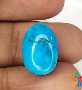 Kalyan Gems Good Looking Certified Oval Turquoise Gemstone 10 Carat turquoise