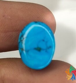 Kalyan Gems Natural blue Sapphire neelam  Stone Certified stone 7.5 Carat rectangular Shape original neelam pathar 6.6 Carat light turquoise stone