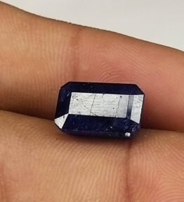 Kalyan Gems Blue Sapphire Neelam Loose Natural Certified cylone Mines Precious Neelam Gemstone 7 Carat Oval Shape neelam stone