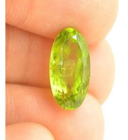 GRA Peridot Stone Original  Oval Cut Certified Peridot Gemstone