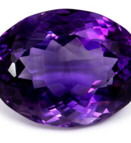 Amethyst Kathela Beautiful Stone Oval Shape Purple Amethyst African Loose Gemstone 7.7 Ratti