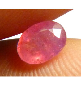100% Natural Unique Red Ruby stone Original Faceted Oval Shape Loose  6.6 Ratti Gemstone
