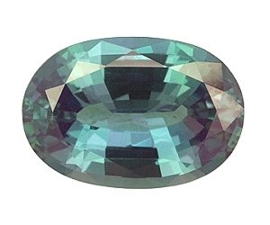 Lab Created Alexandrite Ring with Cushion Cut
