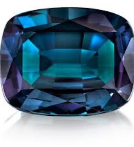 5.85 Ratti Color Changing Alexandrite Stone Lab Created Synthetic Loose Gemstone AAA Quality Cushion Cut Excellent Shinning Stone