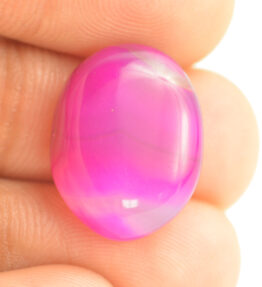 natural certified original Pink Onyx stone