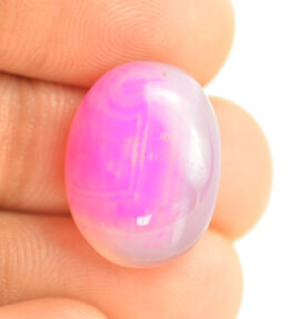 Hakik Gemstone Natural Certified Best Quality pink Onyx Stone