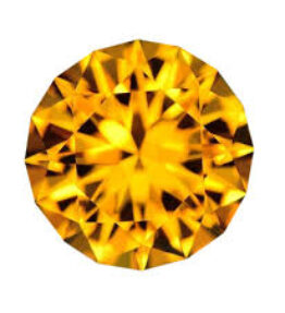 yellow zircon gemstone