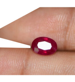 Buy ruby stone online Manik Gemstone Certified Natural Red  Round Cut Loose 11.8 ratti