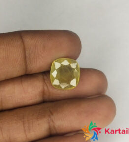 yellow sapphire   6.75 Carat  Certified