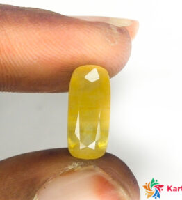 Kalyan Gems kanakapushyaragam stone Certified Loose Gemstone Online 4.7 Carat cushion Shape