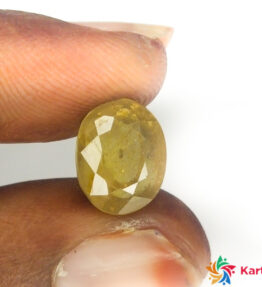 pokhraj  pukhraj Certified Loose Gemstone  7.2 Carat round brilliant Shape