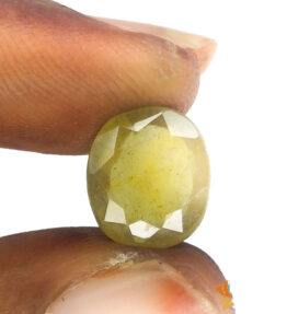 pushkaraj ratna  pukhraj Certified Loose Gemstone  5.45 Carat oval Shape