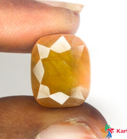 Natural Yellow pokhraj gemstone  pukhraj Certified Loose Gemstone  17.4 Carat oval Shape