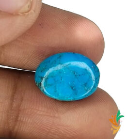 Kalyan Gems Blue Turquoise Oval Cut Loose Gemstone 100% Certified   5.9 Carat turquoise green