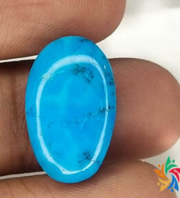 Kalyan Gems Natural  Turquoise Ratna Oval Shape natural Firoza 11.5 Carat real turquoise
