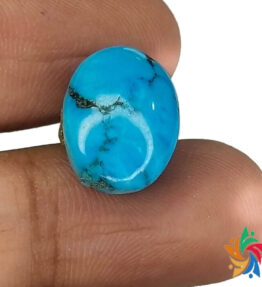 Kalyan Gems Feroze ratna Stone Oval Cut Very Nice Looking Unique Gemstone unheated 8.7 Carat light blue turquoise