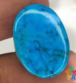 Kalyan Gems blue Turquoise Gemstone Oval Cut  Oval Shape 12.8 Carat real turquoise stone