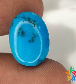 Kalyan Gems Beautiful Oval Cut blue Firoza Stone 100% Certified  8.6 Carat best feroza stone