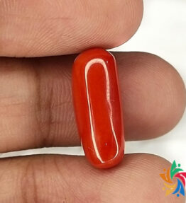 Kalyan Gems  Natural Moonga Stonr  Certified looose red  gemstone moonga stone 7.5 Carat