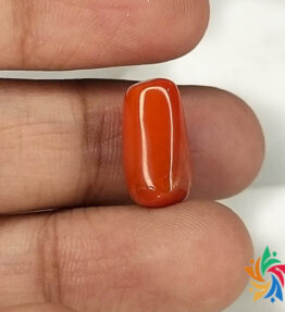 Red   monga stone 6.9 Carat by Kalyan gems