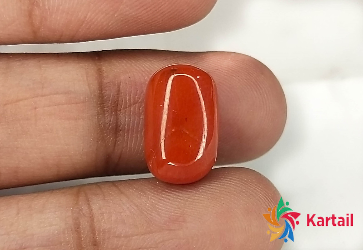 red coral moonga stone