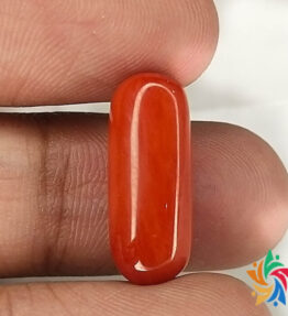 Red MOONGA Stone 7.65 Carat by kalyan gems