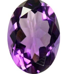 Amethyst Kathela Beautiful Oval Shape Purple Amethyst Kathela African  Gemstone 7.95 Ratti
