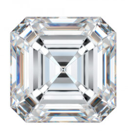 GRA Certified  Moissanite Stone  Gemstone Asshcher - Step Cut