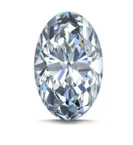 GRA Certified  Moissanite Stone Original  Oval - Brilliant Cut