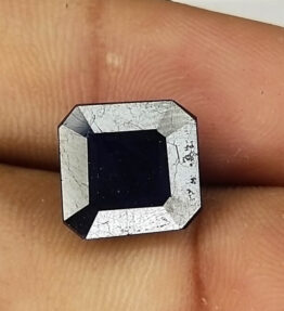 Kalyan Gems Certified Oval Cut blue Sapphire neelam Stone 9.1 Carat square  Shape neelam gem
