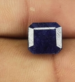 Kalyan Gems blue Sapphire neelam  Stone Oval Cut Certified Gemstone 5.9 Carat square  Shape light blue sapphire stone