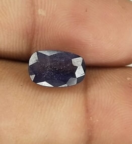 blue Sapphire neelam Gemstone   3.2 Carat Oval Shape stone neelam