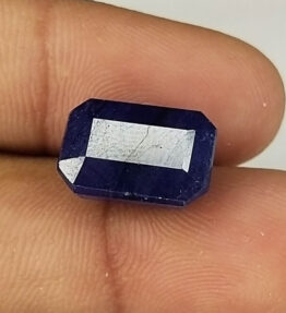 Kalyan Gems Very Nice Looking Oval Cut blue Sapphire neelam  Stone  10.3 Carat square  Shape certified blue sapphire