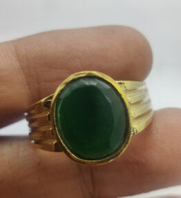 Emerald Ring Stone Original Certified Panna Ring Gemstone Adjustable