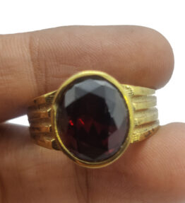 Panchdhatu Gomed Ring Stone Original Certified Hessonite Garnet Gemstone