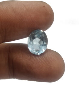 GRA Certified Blue Topaz Gemstone Original Untreated Success stone   3.25 Carat ( 3.575 Ratti )