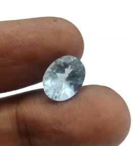 GRA Certified Blue Topaz Gemstone Original Untreated Success stone   2.9 Carat ( 3.19 Ratti )