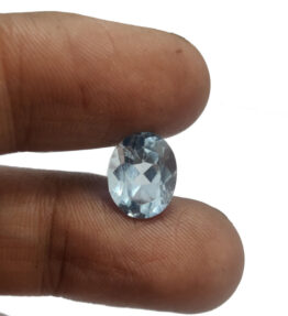 GRA Certified Blue Topaz Gemstone Original Untreated Success stone   2.95 Carat ( 3.245 Ratti )