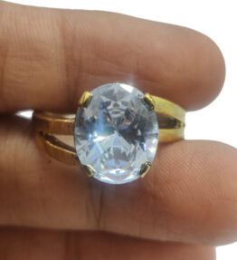 Panchadhatu Certified zircon Ring Adjustable
