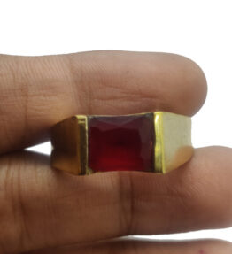 panchdhatu Hessonite Garnet Ring Stone Original Certified Gomed Gemstone Adjustable
